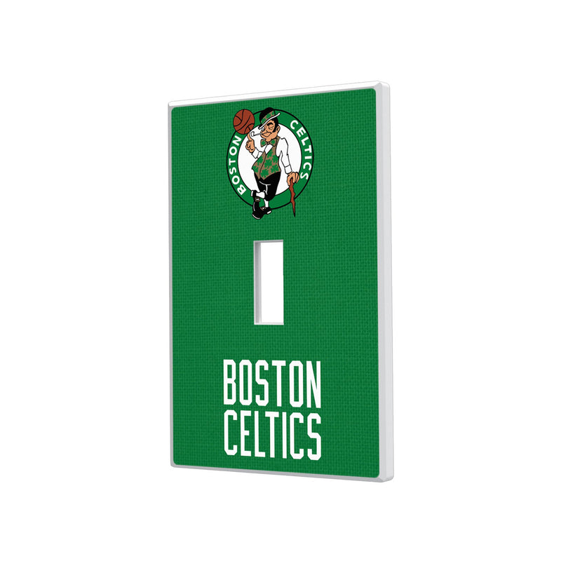 Boston Celtics Solid Hidden-Screw Light Switch Plate