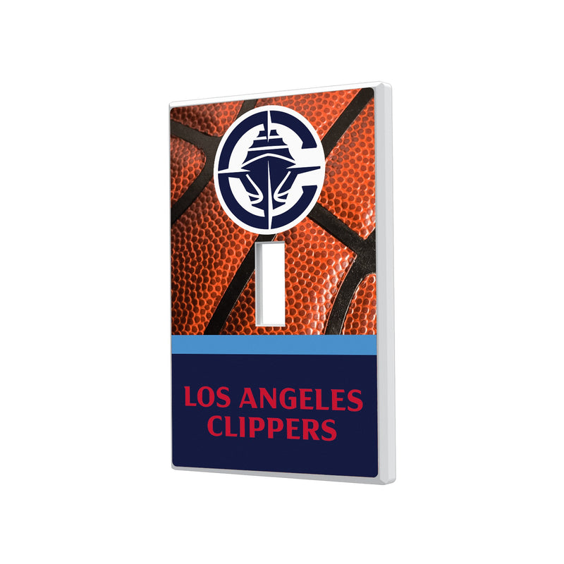 Los Angeles Clippers Basketball Hidden-Screw Light Switch Plate