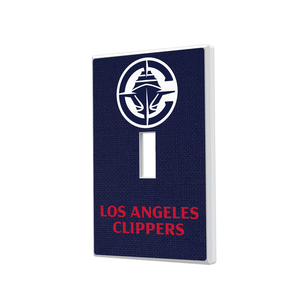 Los Angeles Clippers Solid Hidden-Screw Light Switch Plate