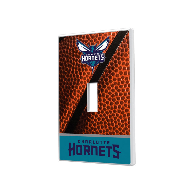 Charlotte Hornets Basketball Hidden-Screw Light Switch Plate