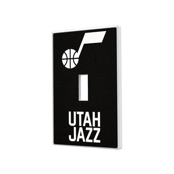 Utah Jazz Solid Hidden-Screw Light Switch Plate