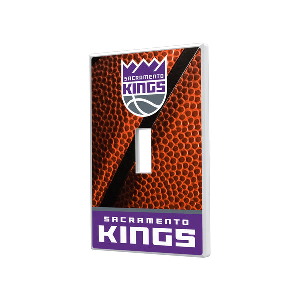 Sacramento Kings Basketball Hidden-Screw Light Switch Plate