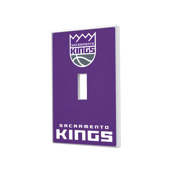 Sacramento Kings Solid Hidden-Screw Light Switch Plate