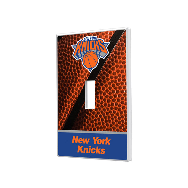 New York Knicks Basketball Hidden-Screw Light Switch Plate