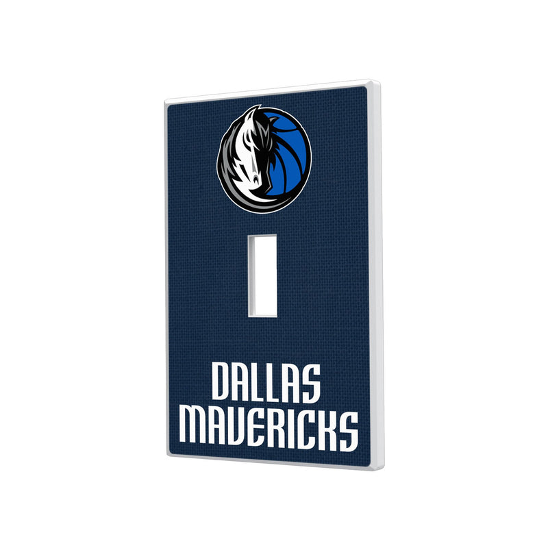 Dallas Mavericks Solid Hidden-Screw Light Switch Plate