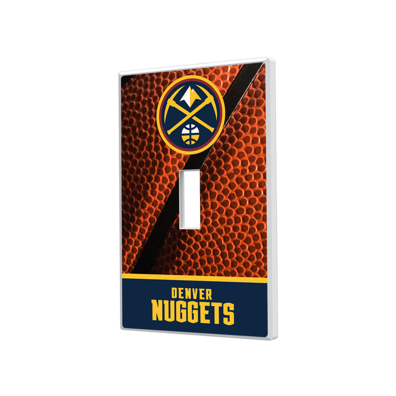 Denver Nuggets Basketball Hidden-Screw Light Switch Plate