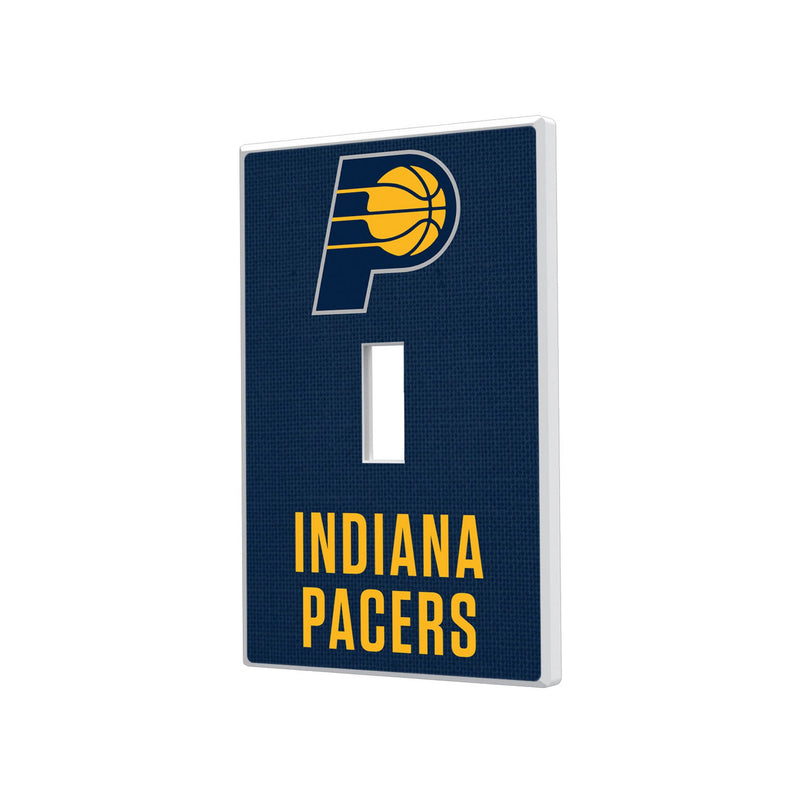 Indiana Pacers Solid Hidden-Screw Light Switch Plate