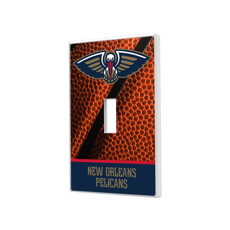 New Orleans Pelicans Basketball Hidden-Screw Light Switch Plate