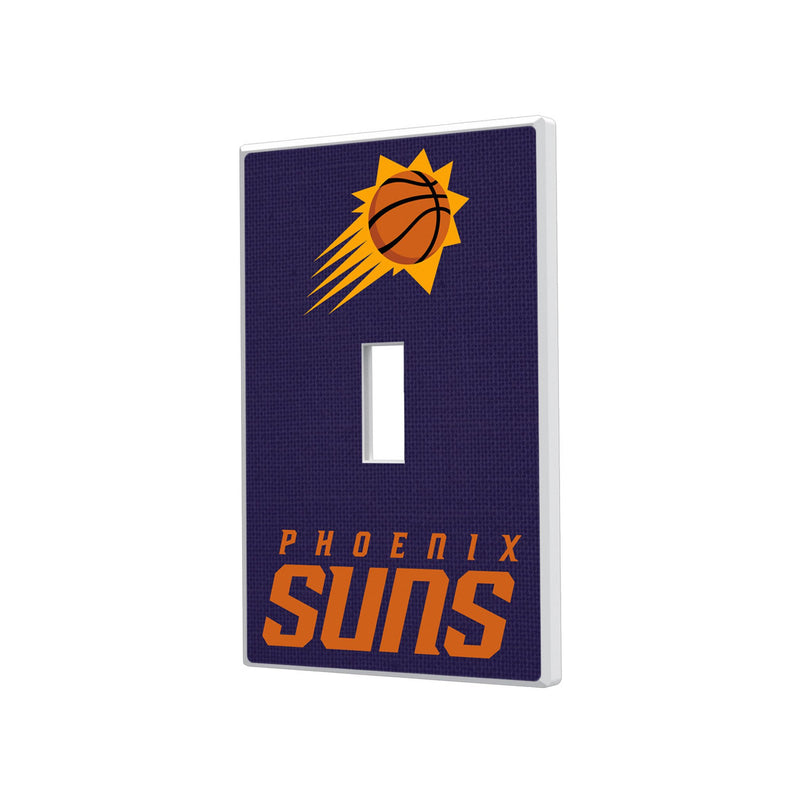 Phoenix Suns Solid Hidden-Screw Light Switch Plate