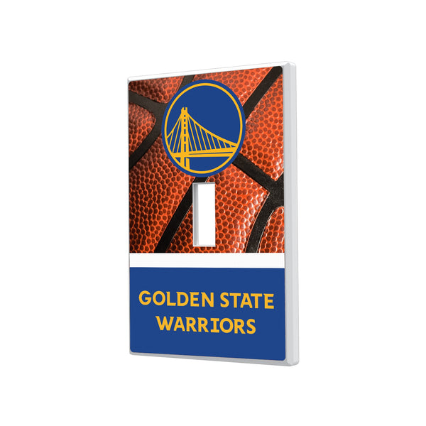 Golden State Warriors Basketball Hidden-Screw Light Switch Plate