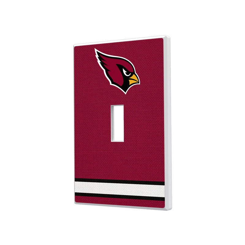 Arizona Cardinals Stripe Hidden-Screw Light Switch Plate