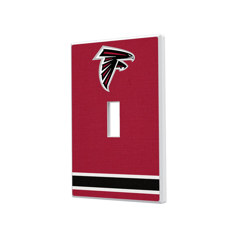 Atlanta Falcons Stripe Hidden-Screw Light Switch Plate