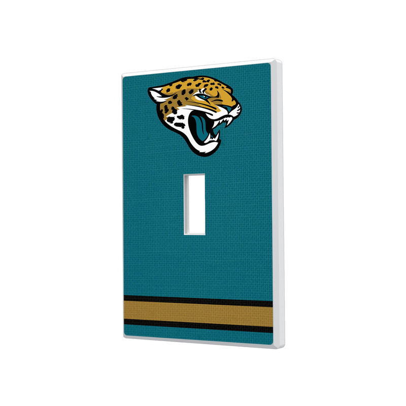 Jacksonville Jaguars Stripe Hidden-Screw Light Switch Plate