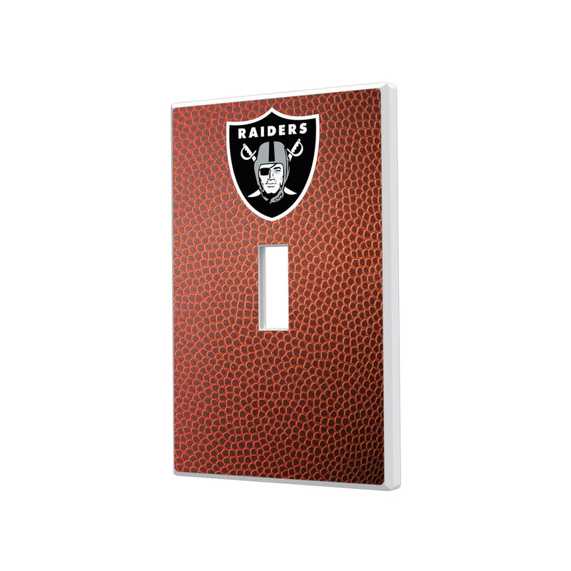 Las Vegas Raiders Football Hidden-Screw Light Switch Plate