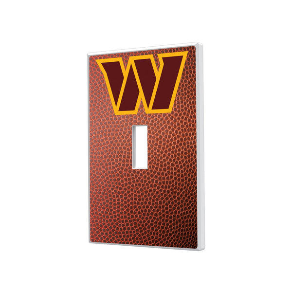 Washington Commanders Football Hidden-Screw Light Switch Plate