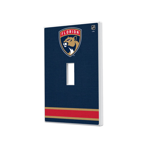 Florida Panthers Stripe Hidden-Screw Light Switch Plate