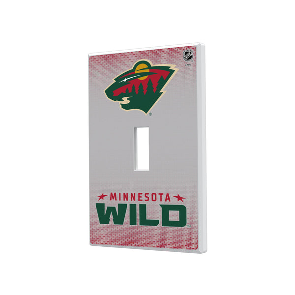 Minnesota Wild Linen Hidden-Screw Light Switch Plate