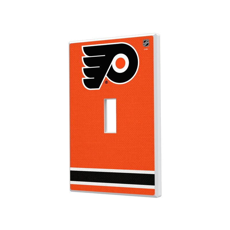 Philadelphia Flyers Stripe Hidden-Screw Light Switch Plate