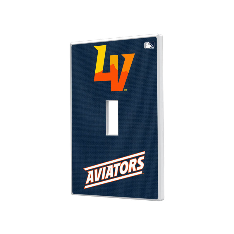 Las Vegas Aviators Solid Hidden-Screw Light Switch Plate