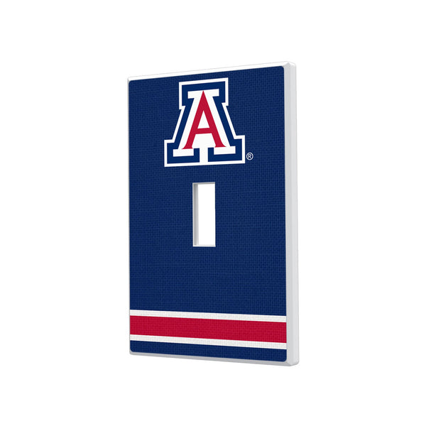 University of Arizona Wildcats Stripe Hidden-Screw Light Switch Plate