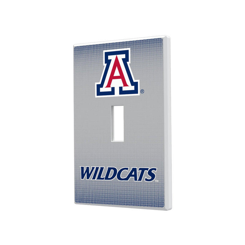 Arizona Wildcats Linen Hidden-Screw Light Switch Plate