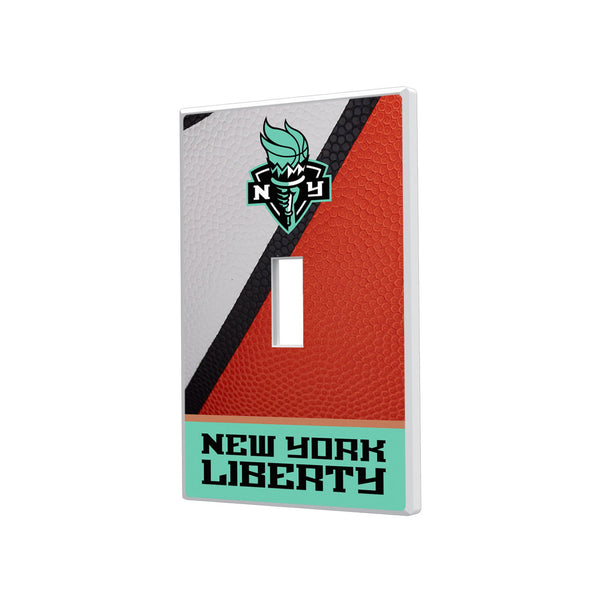 New York Liberty Basketball Hidden-Screw Light Switch Plate