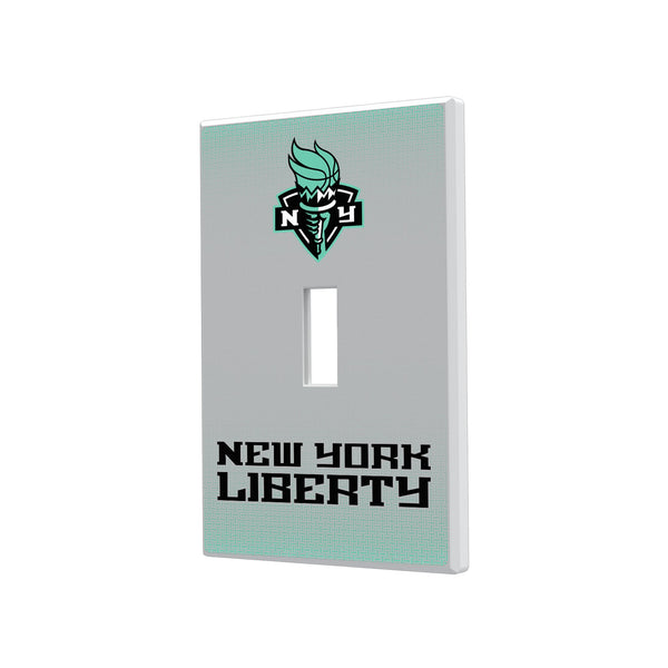 New York Liberty Linen Hidden-Screw Light Switch Plate