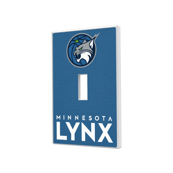 Minnesota Lynx Solid Hidden-Screw Light Switch Plate