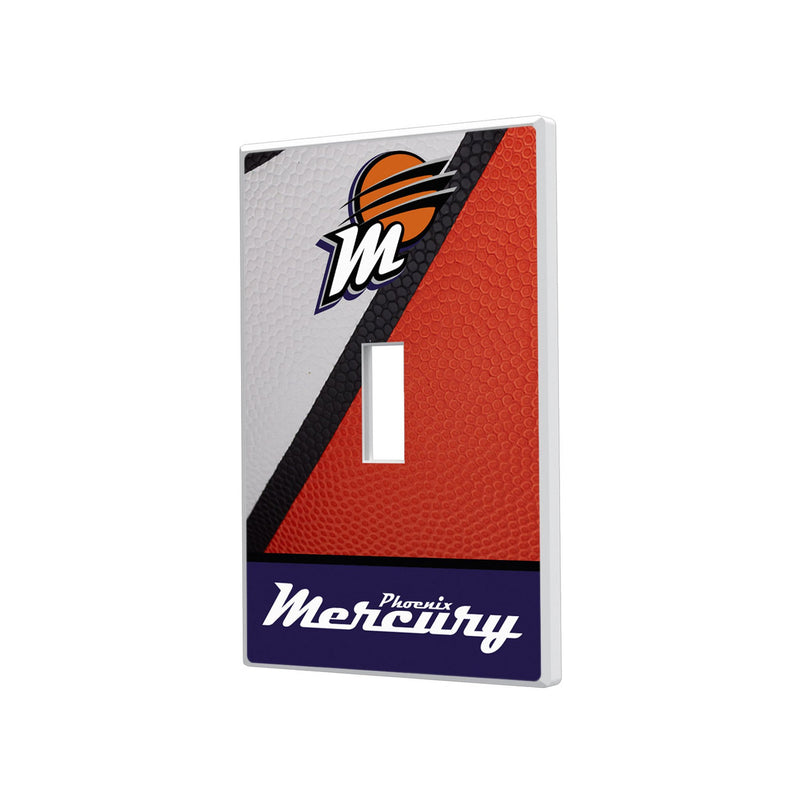 Phoenix Mercury Basketball Hidden-Screw Light Switch Plate