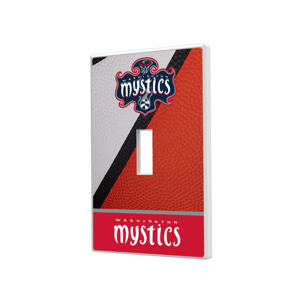 Washington Mystics Basketball Hidden-Screw Light Switch Plate