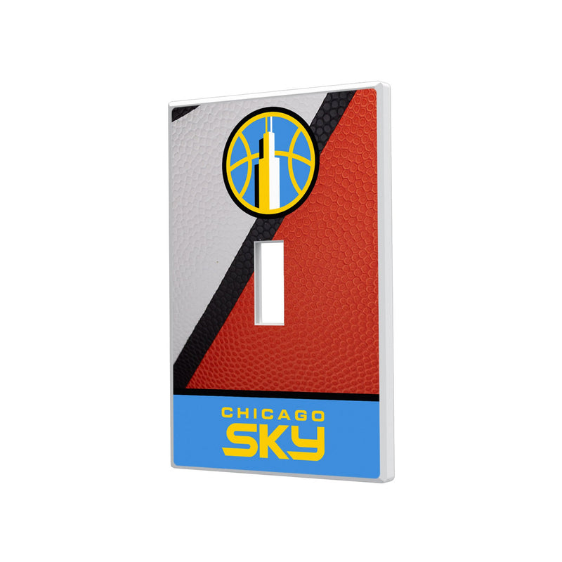 Chicago Sky Basketball Hidden-Screw Light Switch Plate