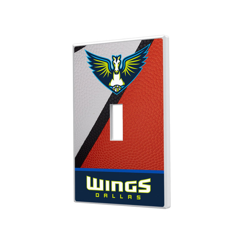 Dallas Wings Basketball Hidden-Screw Light Switch Plate