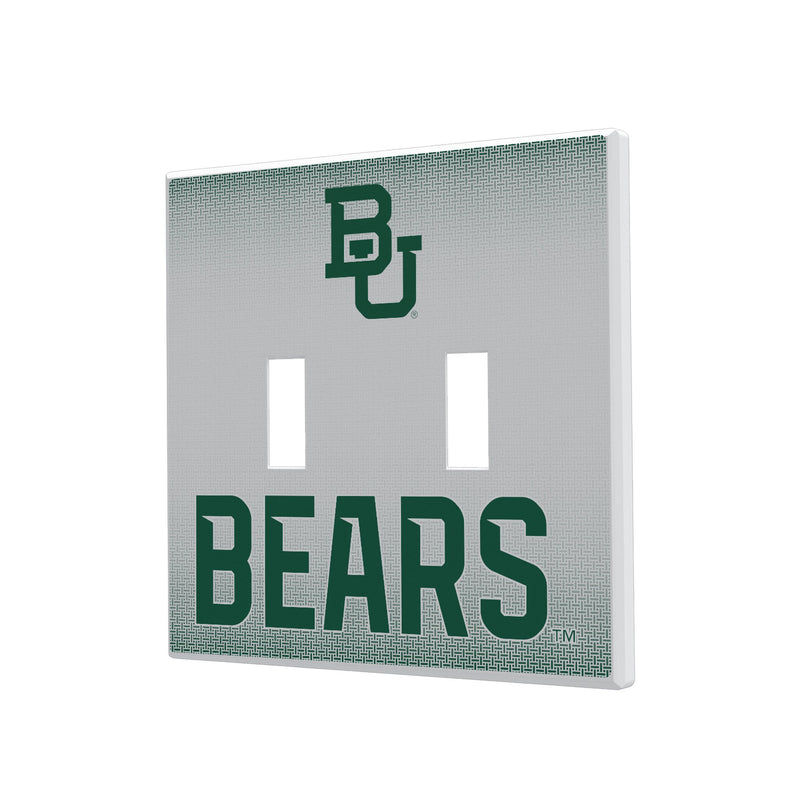 Baylor Bears Linen Hidden-Screw Light Switch Plate