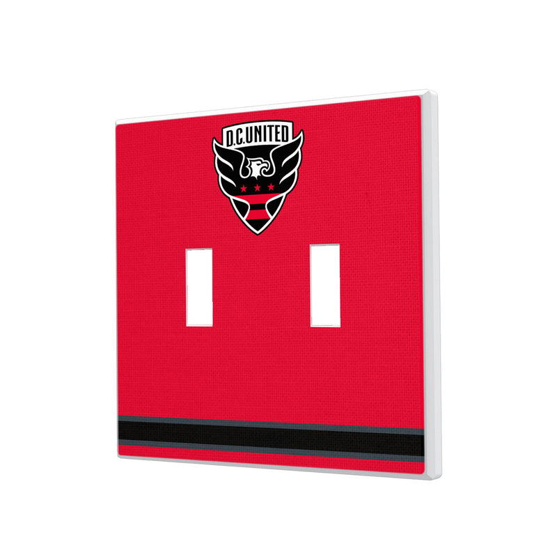 DC United  Stripe Hidden-Screw Light Switch Plate