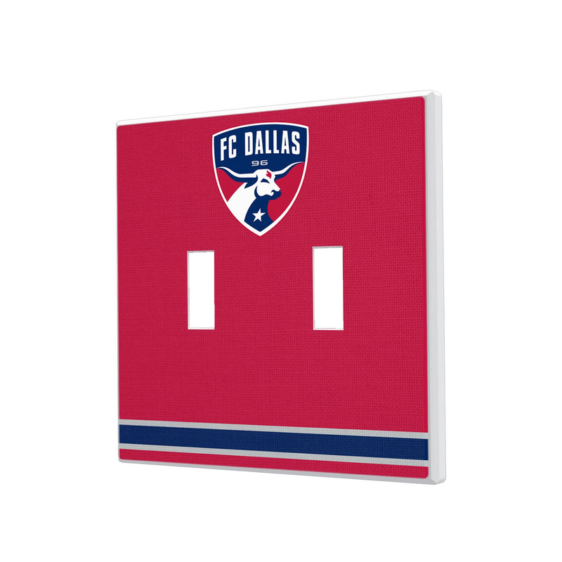 FC Dallas  Stripe Hidden-Screw Light Switch Plate