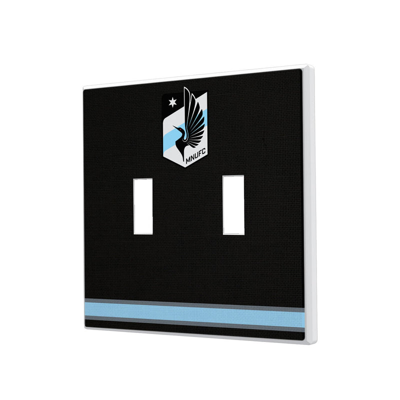 Minnesota United FC   Stripe Hidden-Screw Light Switch Plate