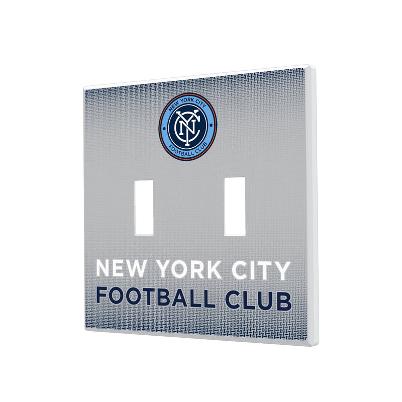 New York City FC  Linen Hidden-Screw Light Switch Plate