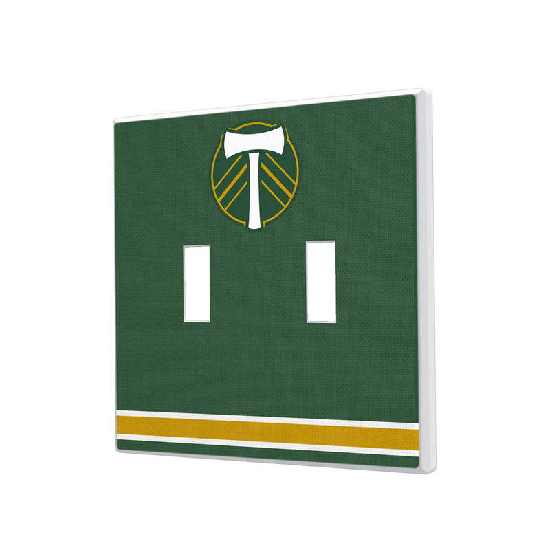 Portland Timbers   Stripe Hidden-Screw Light Switch Plate