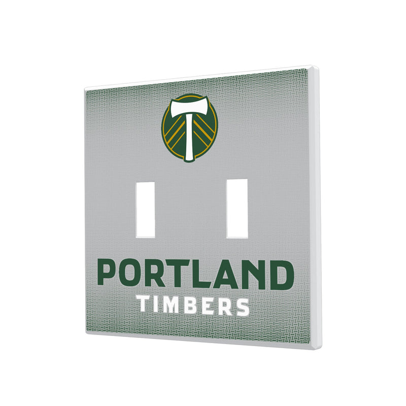 Portland Timbers   Linen Hidden-Screw Light Switch Plate