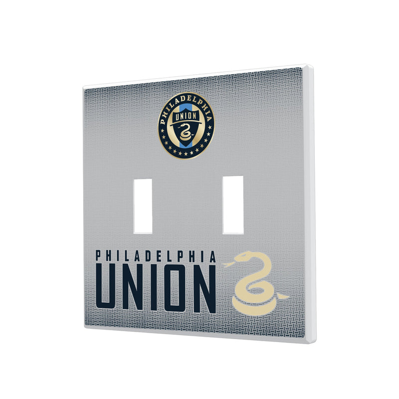 Philadelphia Union   Linen Hidden-Screw Light Switch Plate