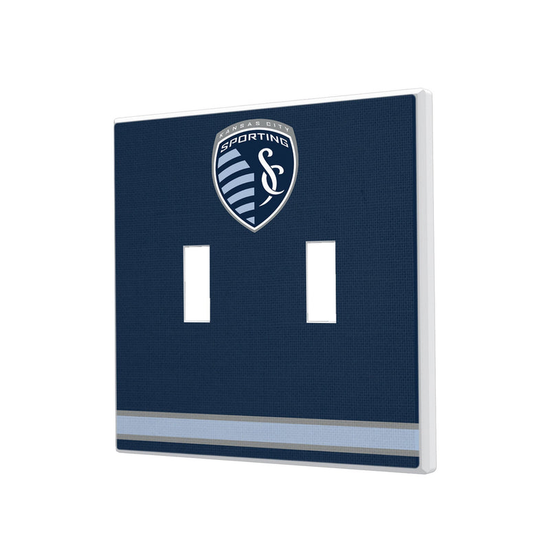 Sporting Kansas City   Stripe Hidden-Screw Light Switch Plate