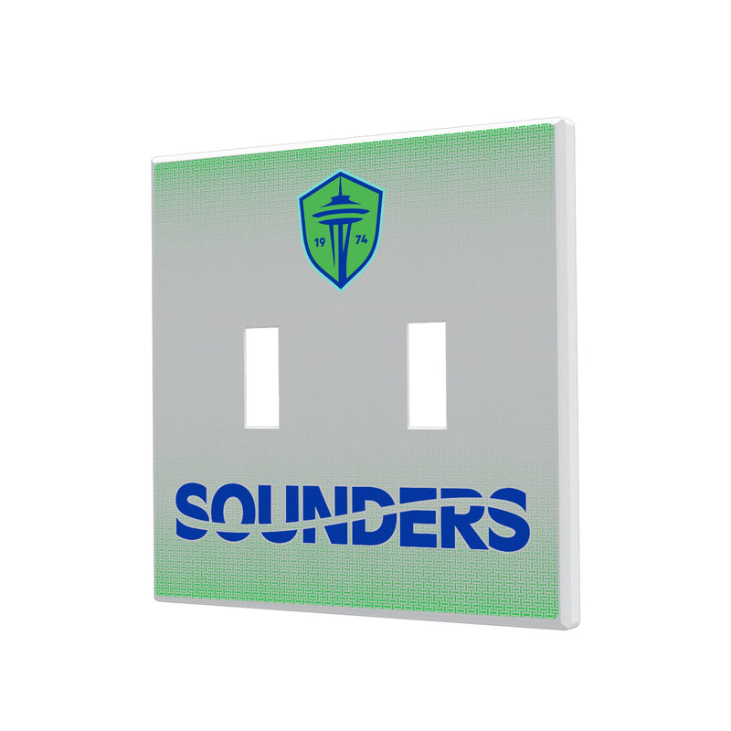 Seattle Sounders FC   Linen Hidden-Screw Light Switch Plate