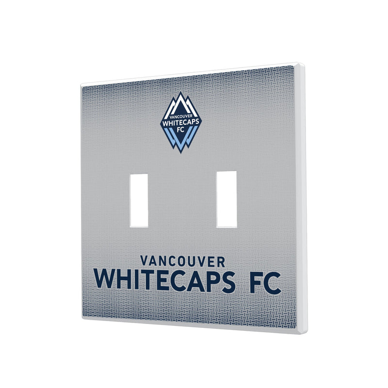 Vancouver Whitecaps   Linen Hidden-Screw Light Switch Plate