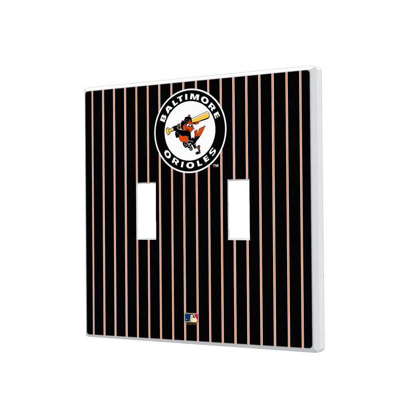 Baltimore Orioles 1966-1969 - Cooperstown Collection Pinstripe Hidden-Screw Light Switch Plate