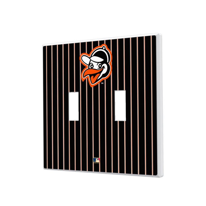 Baltimore Orioles 1955 - Cooperstown Collection Pinstripe Hidden-Screw Light Switch Plate