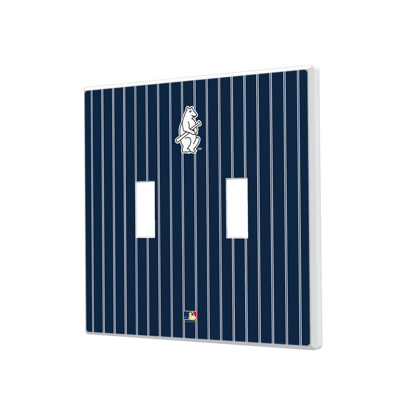 Chicago Cubs 1914 - Cooperstown Collection Pinstripe Hidden-Screw Light Switch Plate