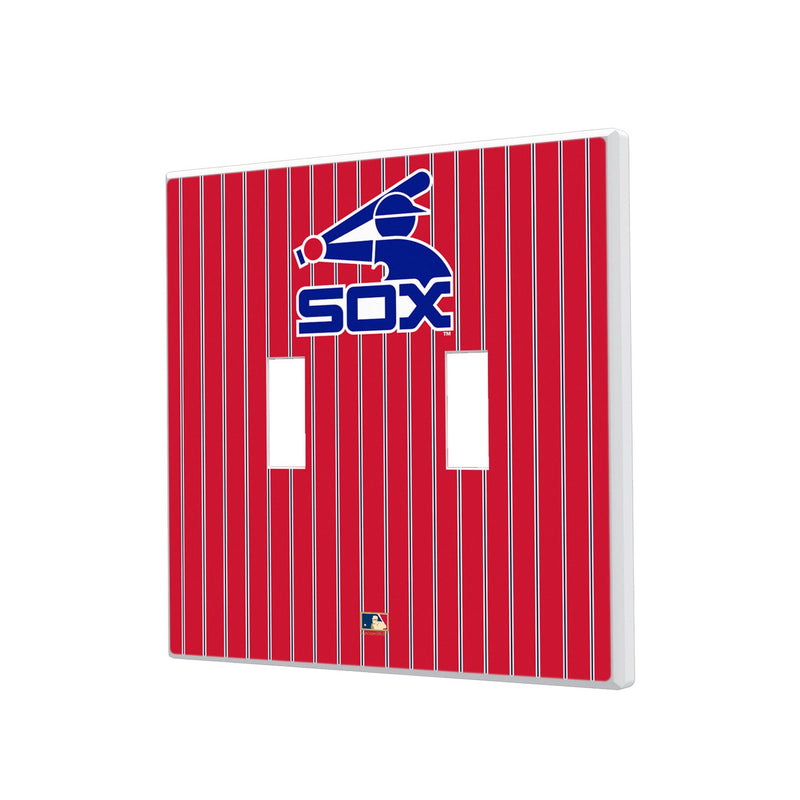 Chicago White Sox 1976-1981 - Cooperstown Collection Pinstripe Hidden-Screw Light Switch Plate