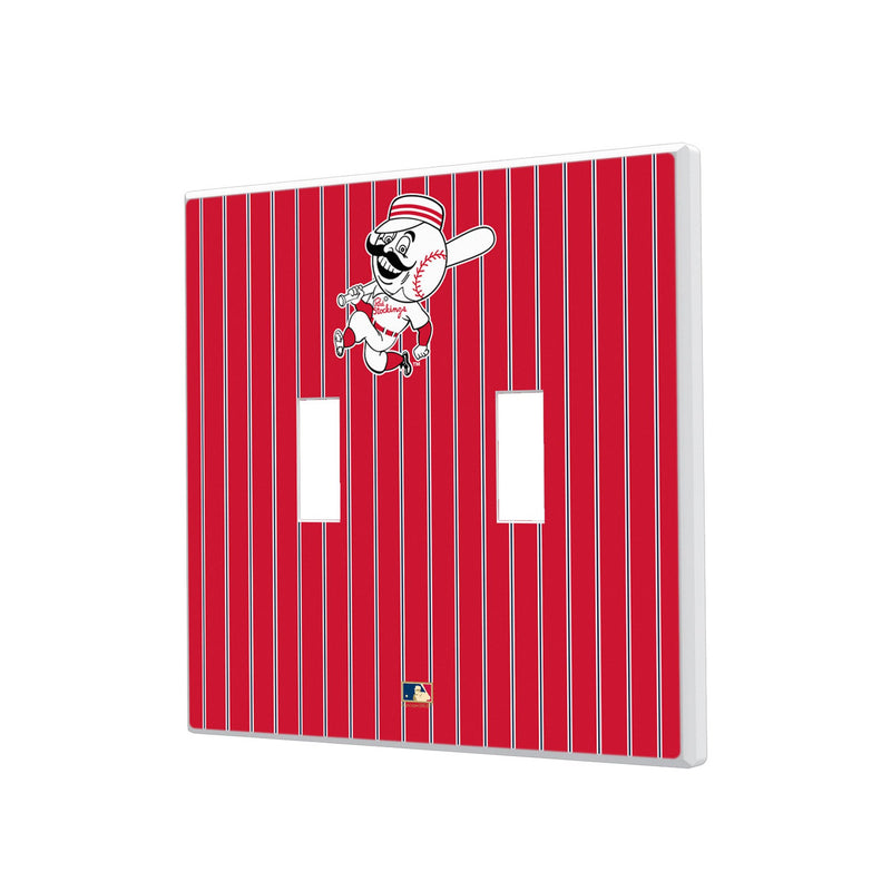 Cincinnati Reds 1953-1967 - Cooperstown Collection Pinstripe Hidden-Screw Light Switch Plate