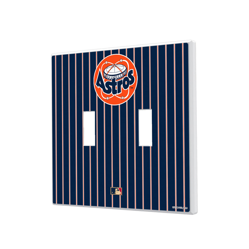 Houston Astros 1977-1993 - Cooperstown Collection Pinstripe Hidden-Screw Light Switch Plate