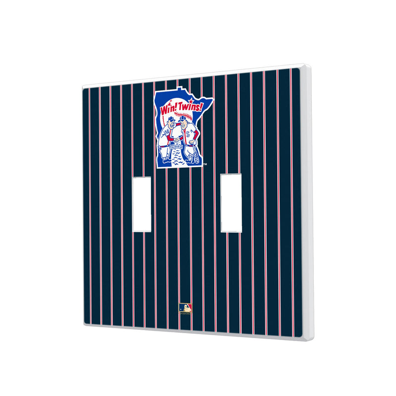 Minnesota Twins 1976-1986 - Cooperstown Collection Pinstripe Hidden-Screw Light Switch Plate